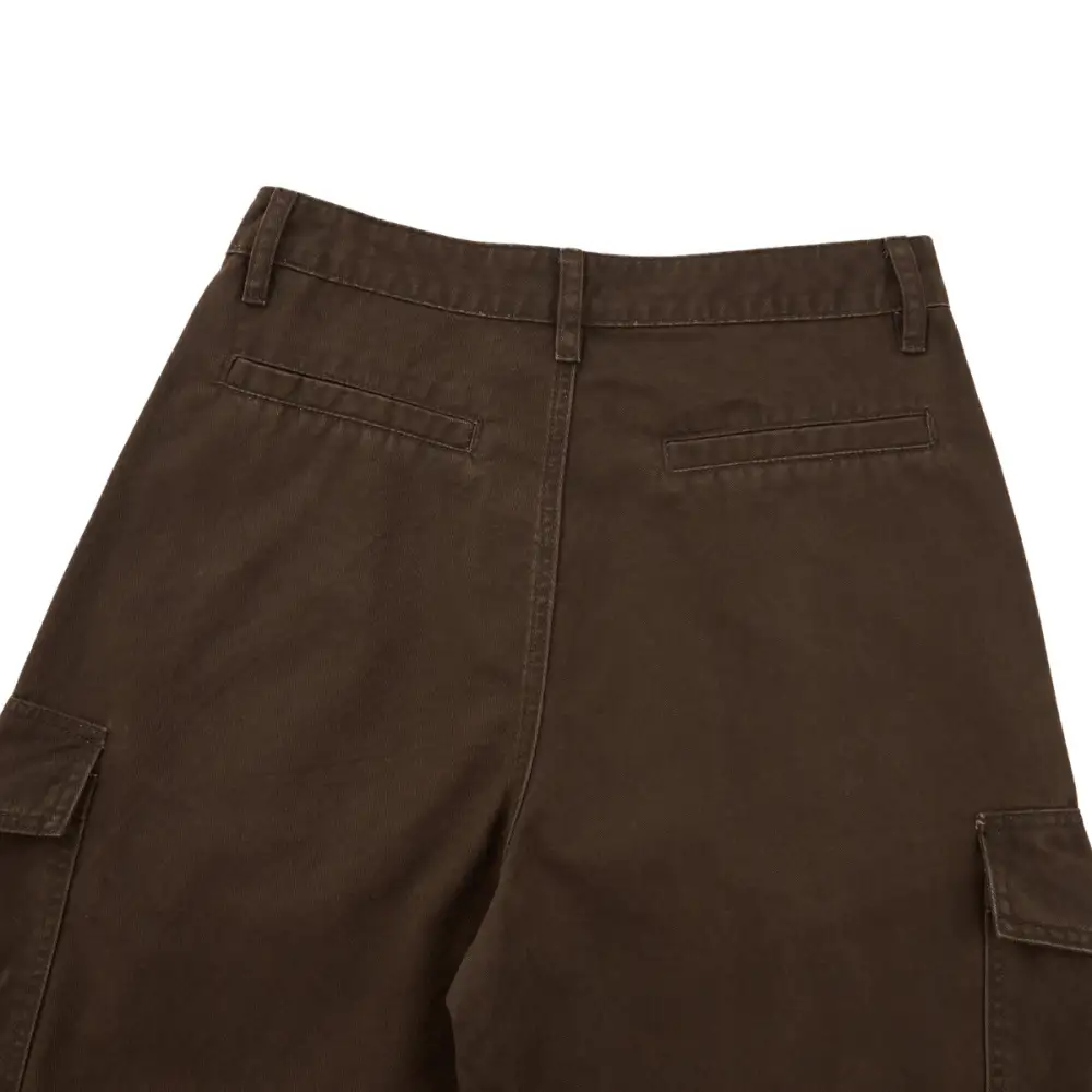 Straight Leg Baggy Paneled Cargo Pants