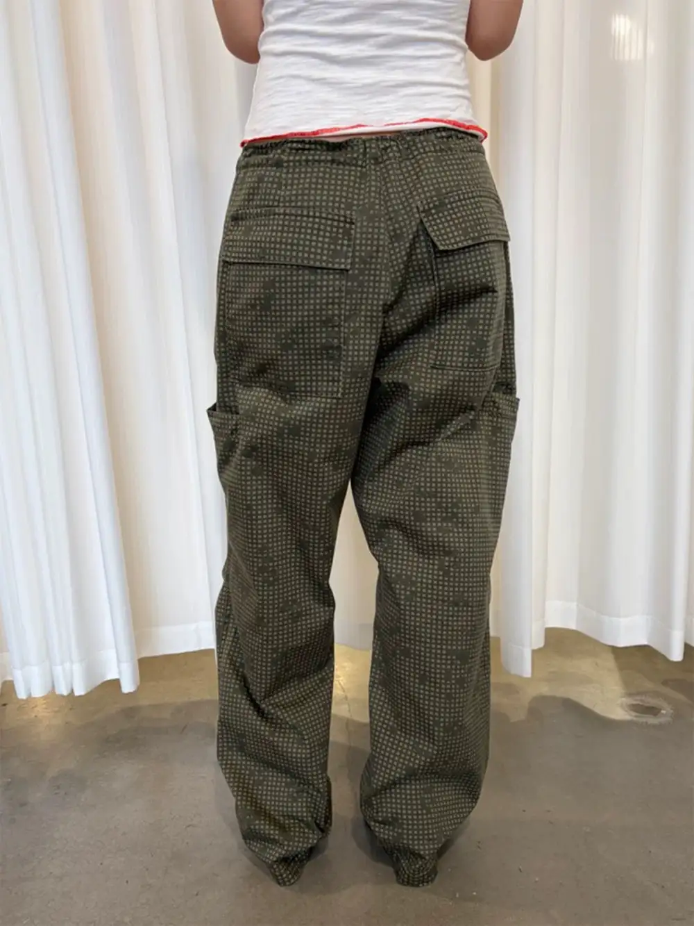 Relaxed Plaid Pants