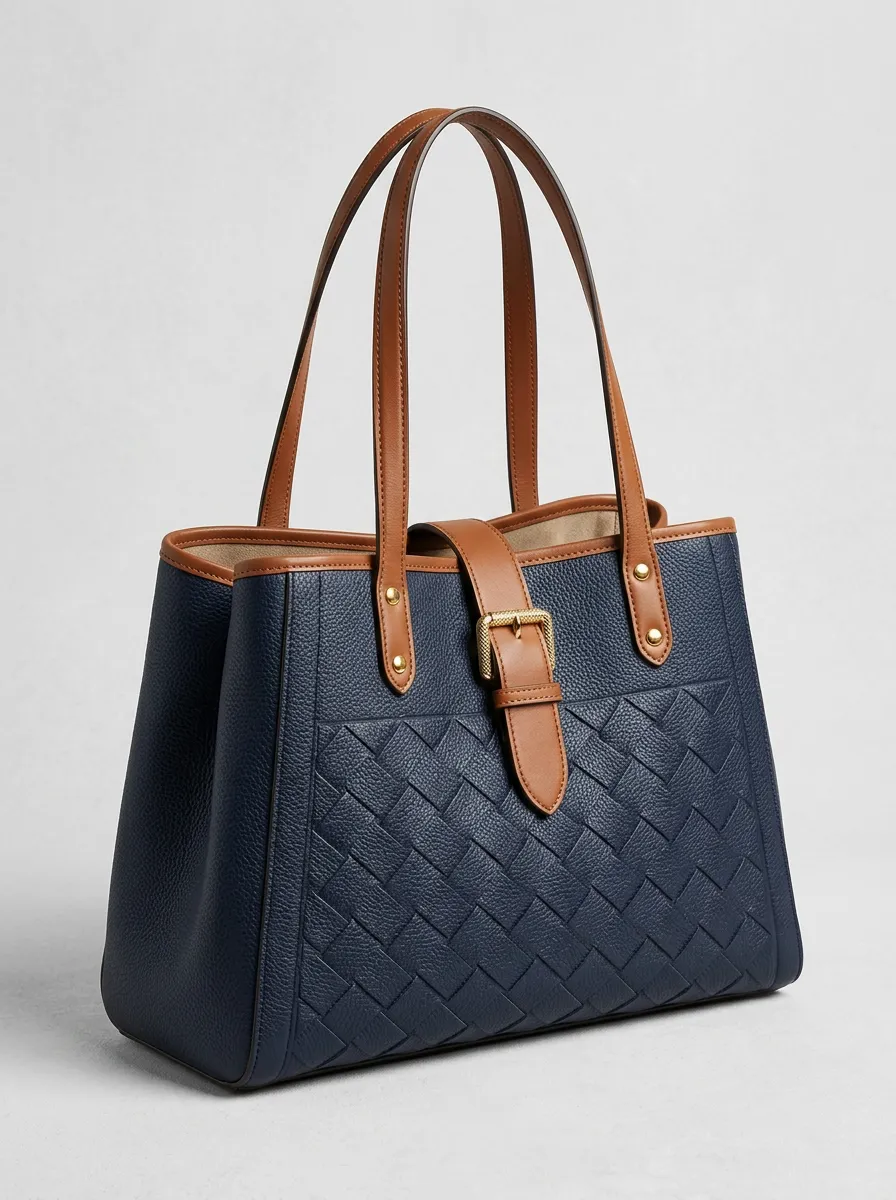 Casual Woven Top-Handle Women's Tote Bag