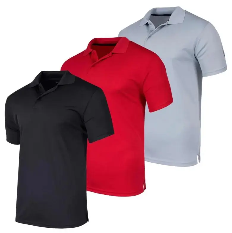 Men's Quick-Dry Short Sleeve Athletic Performance Polo Shirt (Available In Big & Tall)
