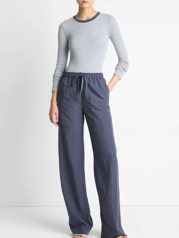 Contrast Round Neck T-Shirt