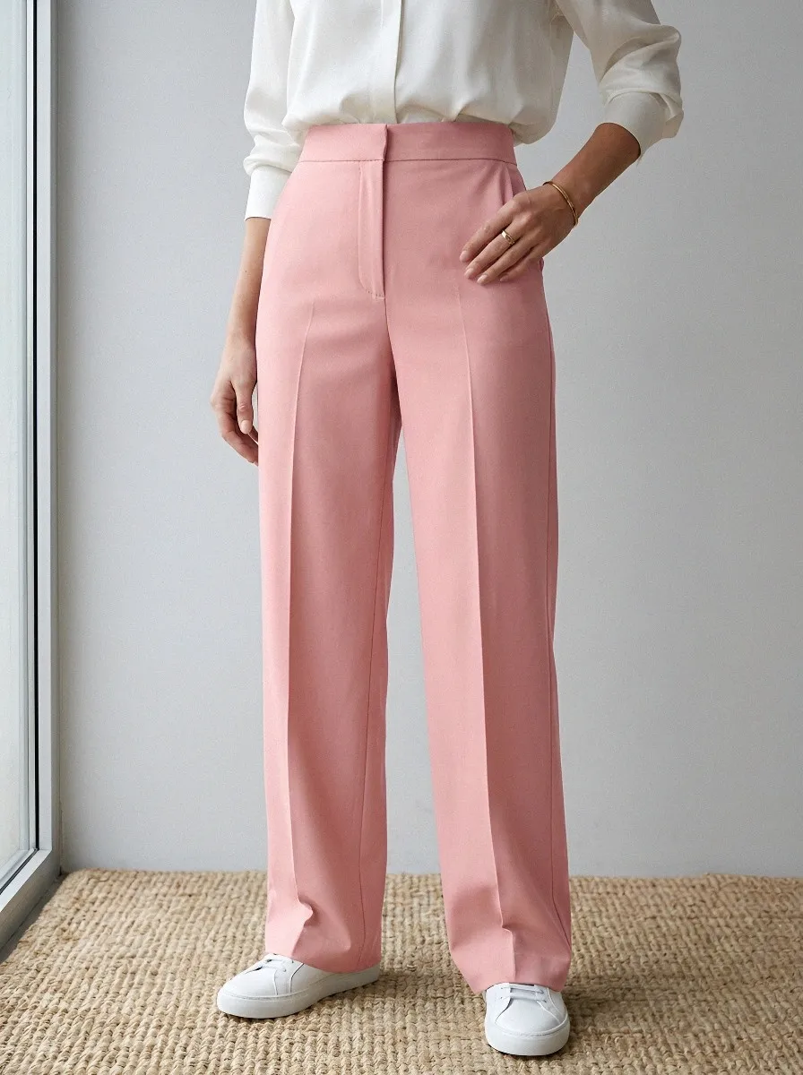 Classic Everyday Women's Wide-Leg Trousers