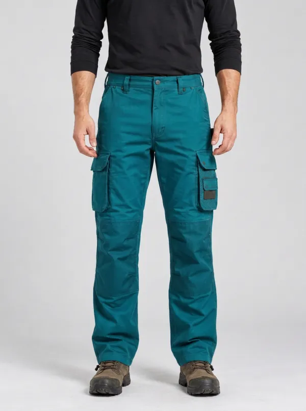 Tactical Outdoor Olive Green Geometric Pattern Cargo Pants