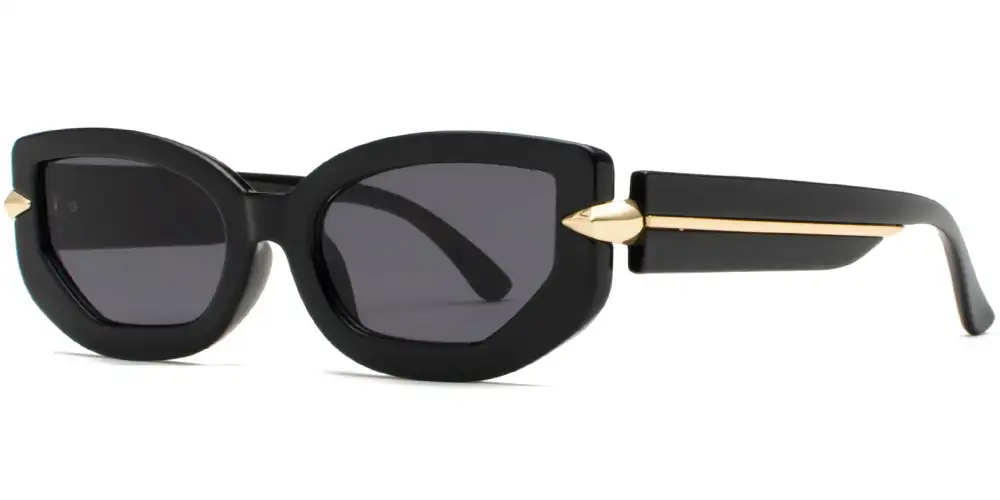 Small Rectangular Fashion Plastic Sunglasses