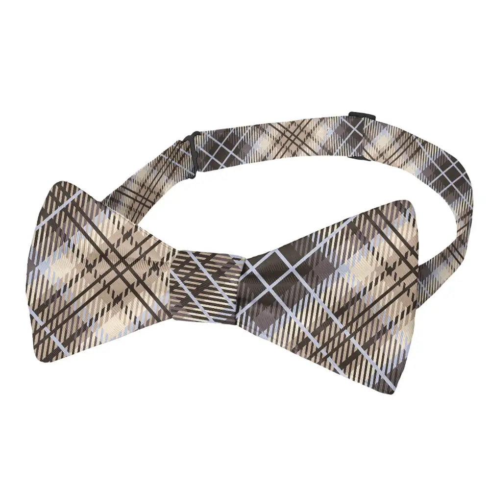 Hartman Plaid Motif Bow Tie