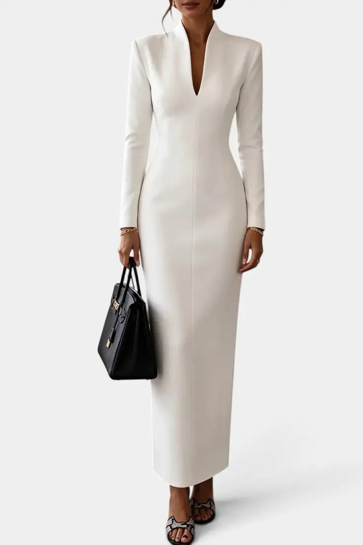 Fitted Maxi Dress