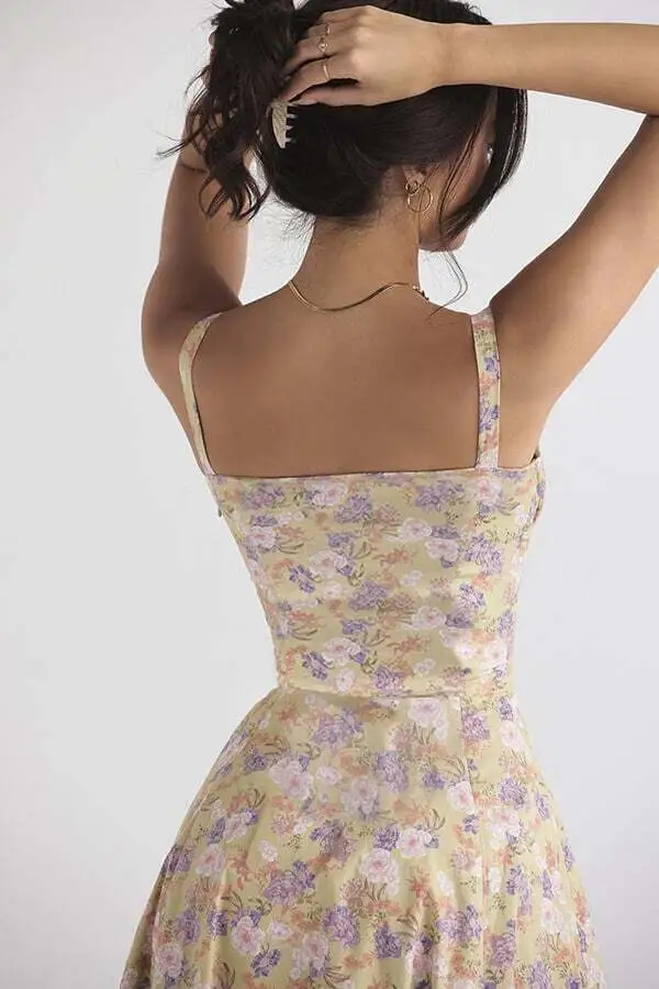 6- pack Comfortable Beauty-No underwire-Print Bustier Sundress
