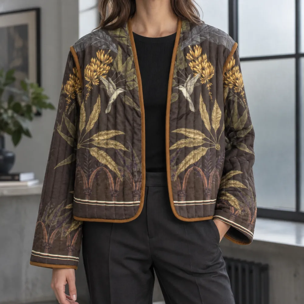 Botanical Printed Jacket
