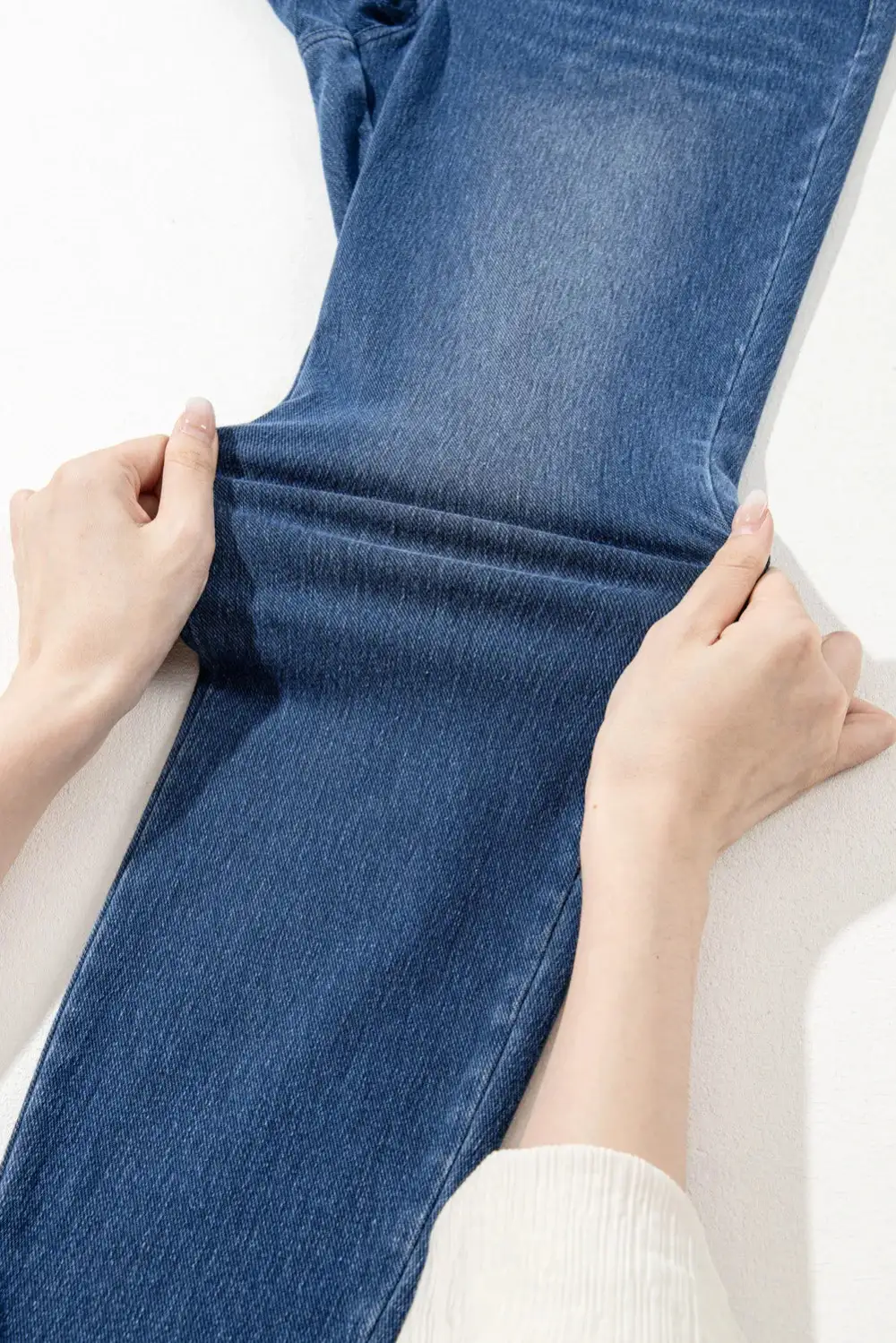Contoured High Waist Skinny Denim Jeans