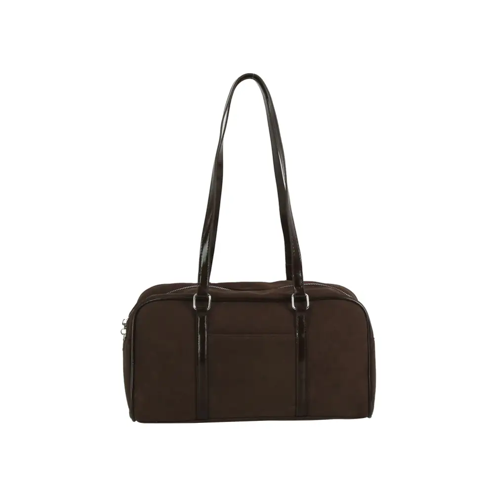 Sleek Suede Shoulder Bag