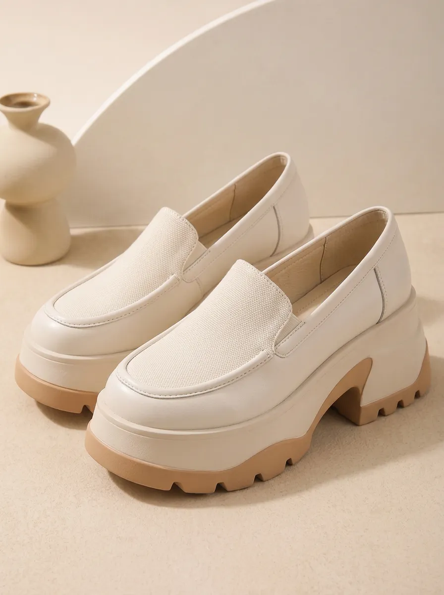 Modern Minimal Women's Chunky Platform Shoes