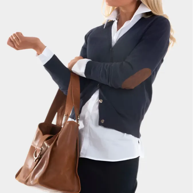 Women's Textured Classic Cardigan