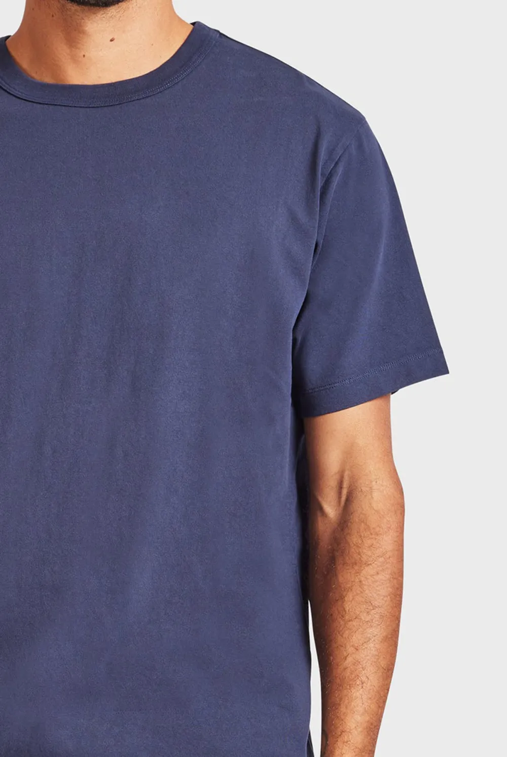 Crew Neck Solid Tee
