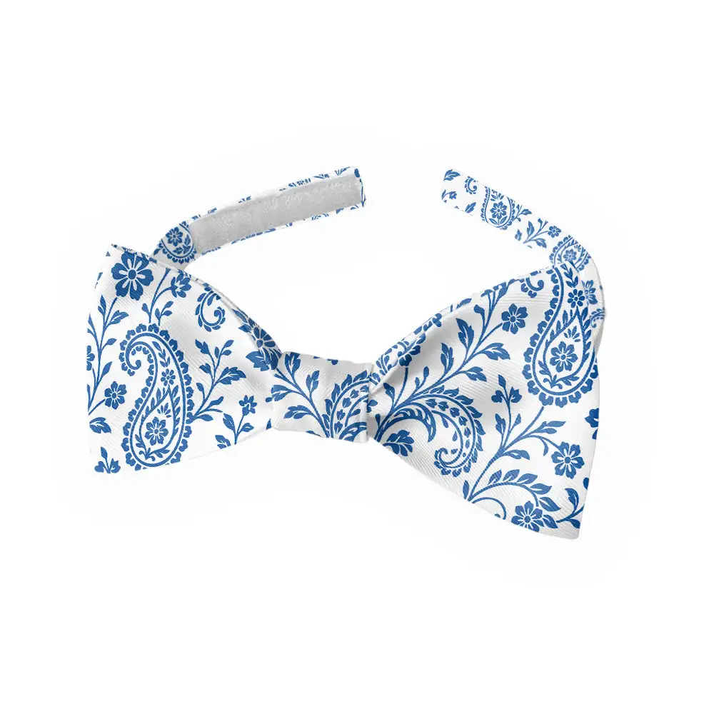 Botanical Paisley Motif Bow Tie
