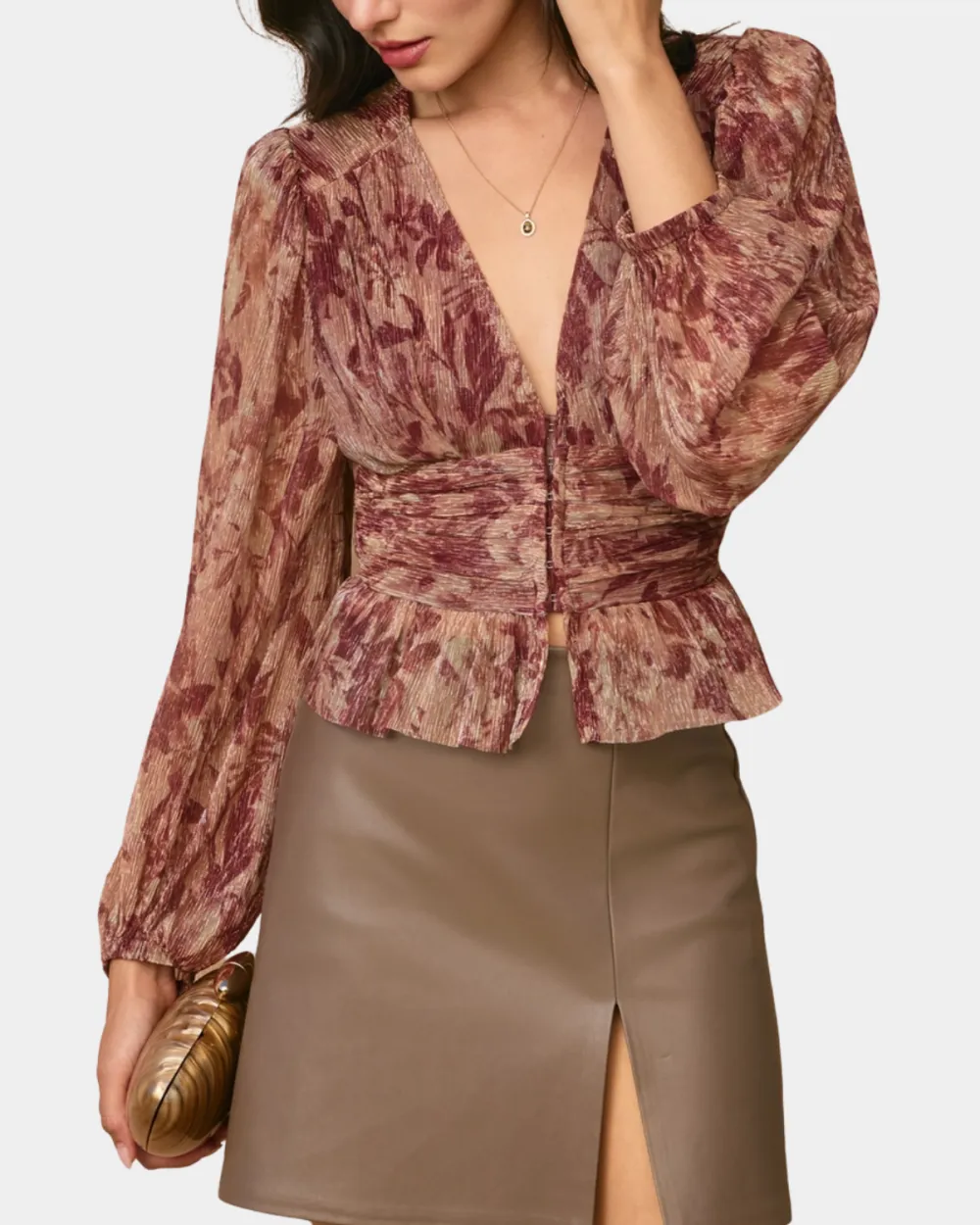 Frosted Bloom Blouse