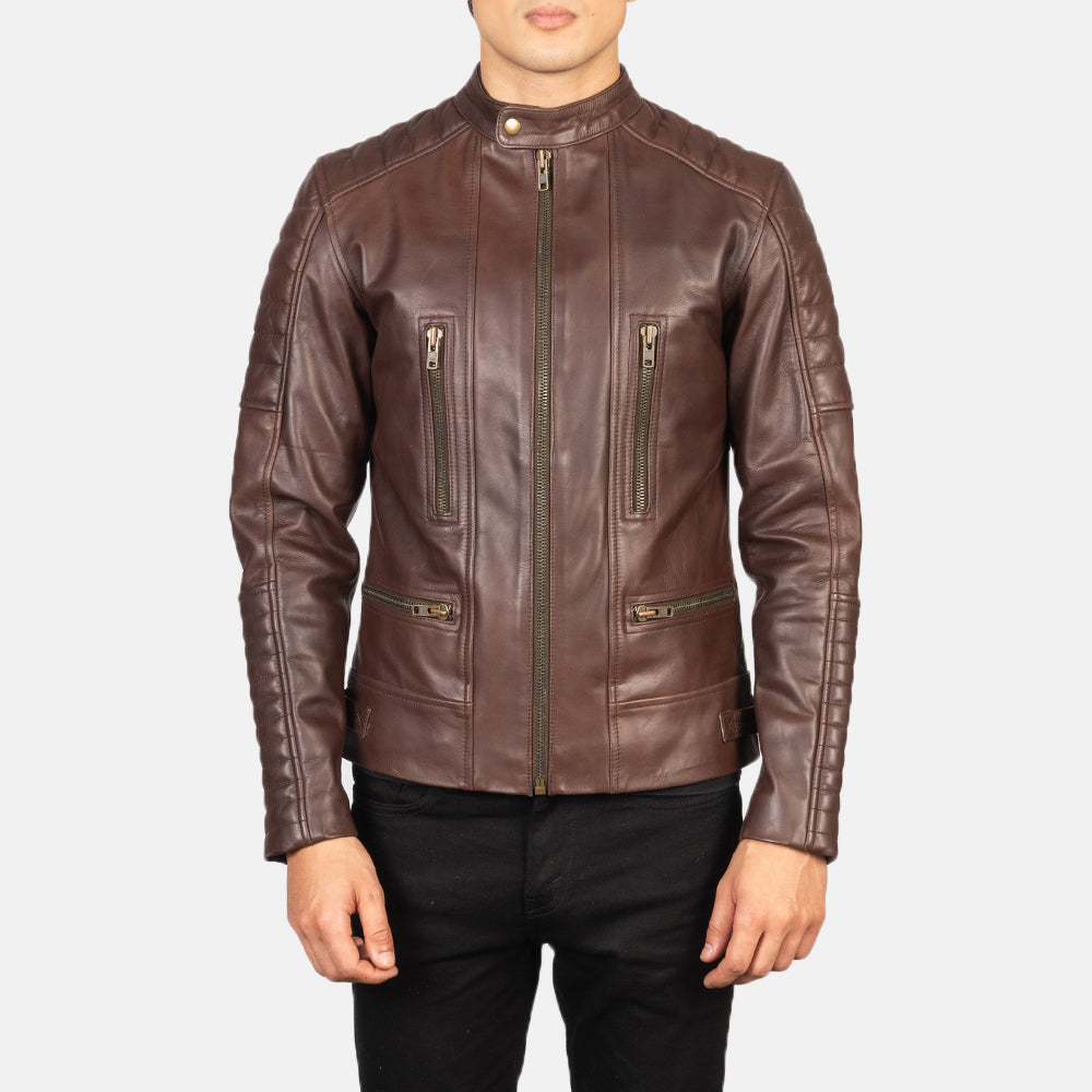 Men's Classic Heritage Biker Leather Jacket
