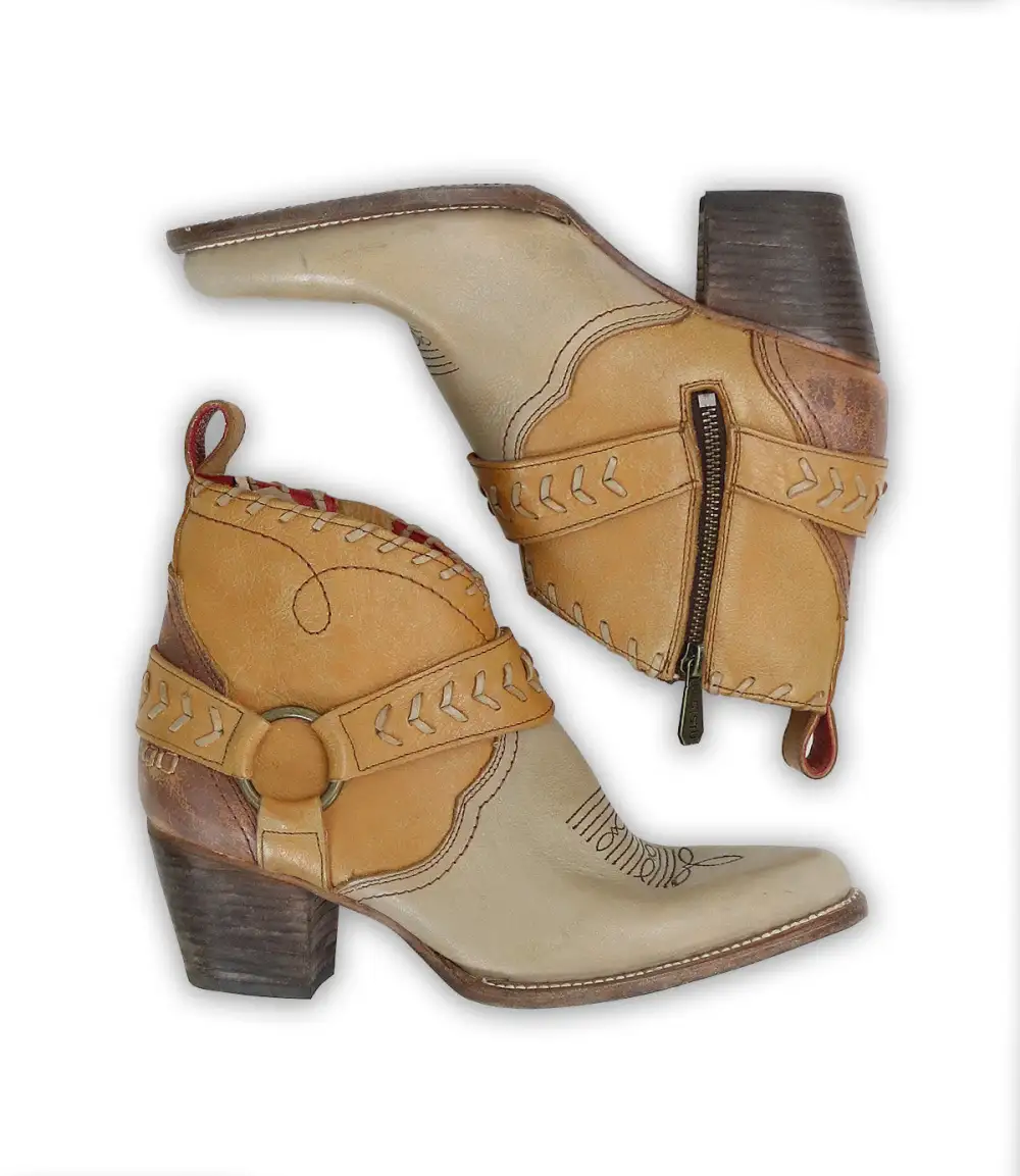 Harness Woven Western Boots