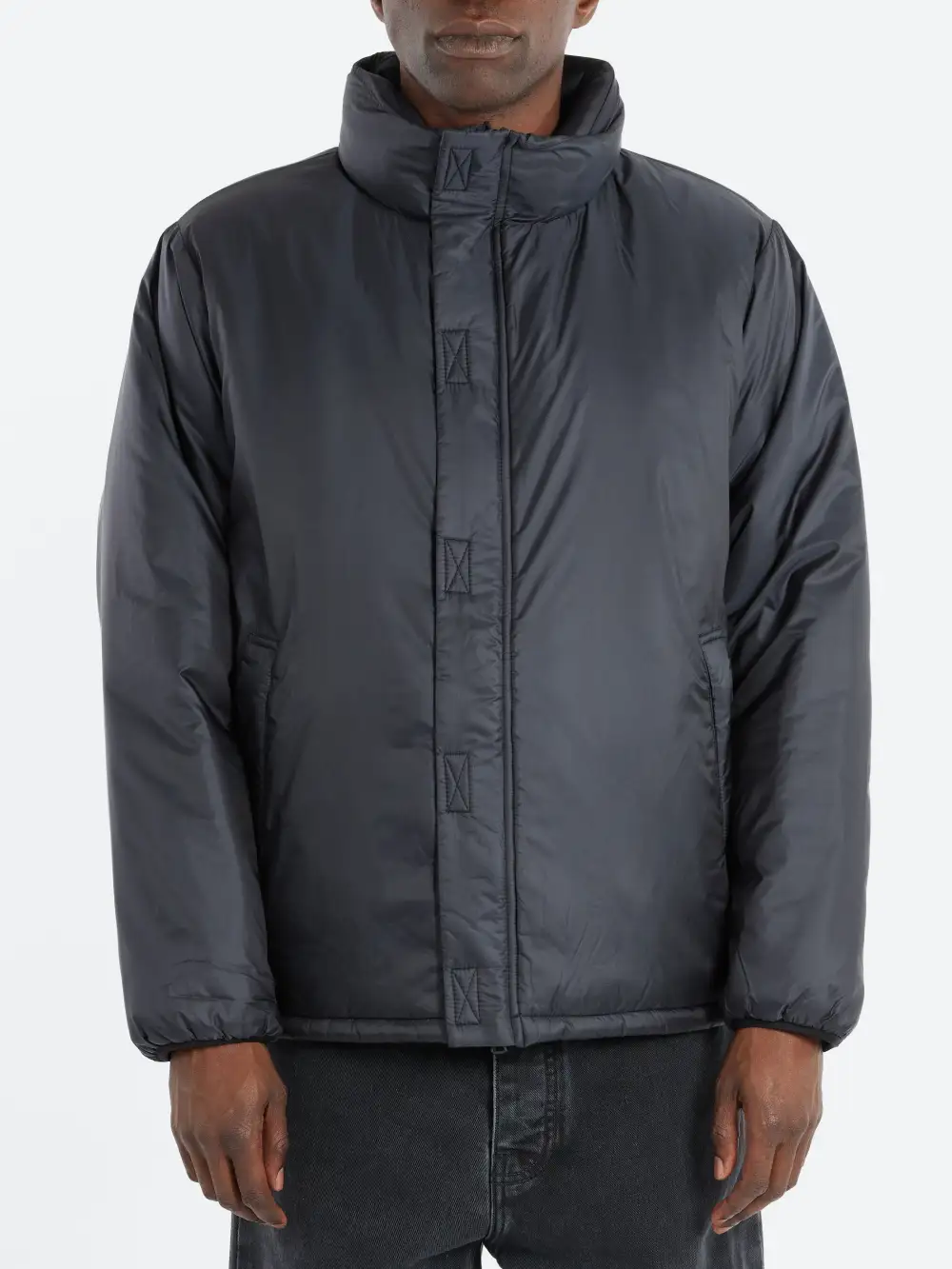 Men's Hooded Zip Pocket Blouson Jacket