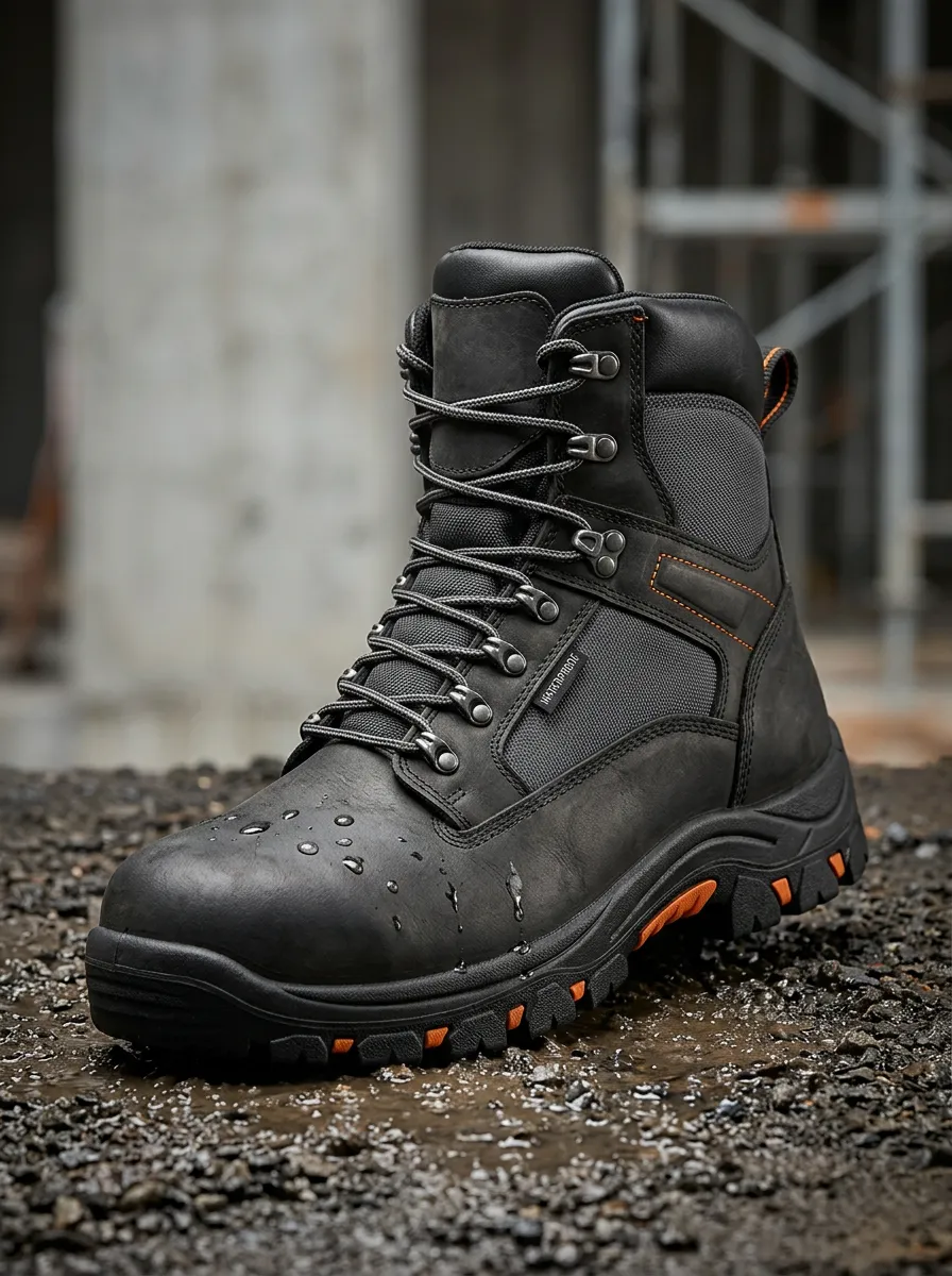 Tactical-Inspired Outdoor Workwear Men's Waterproof Work Boots