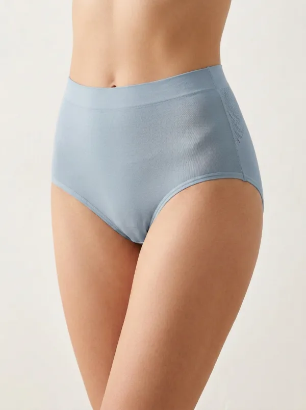 Contemporary Seamless High-Waisted Classic Look Women's Panties