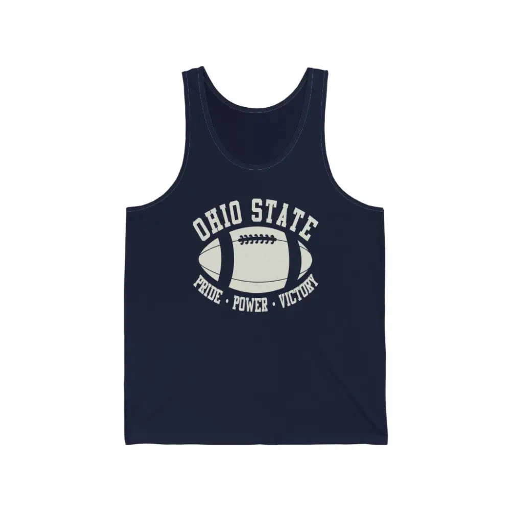 Football Pride Letter Tank Top