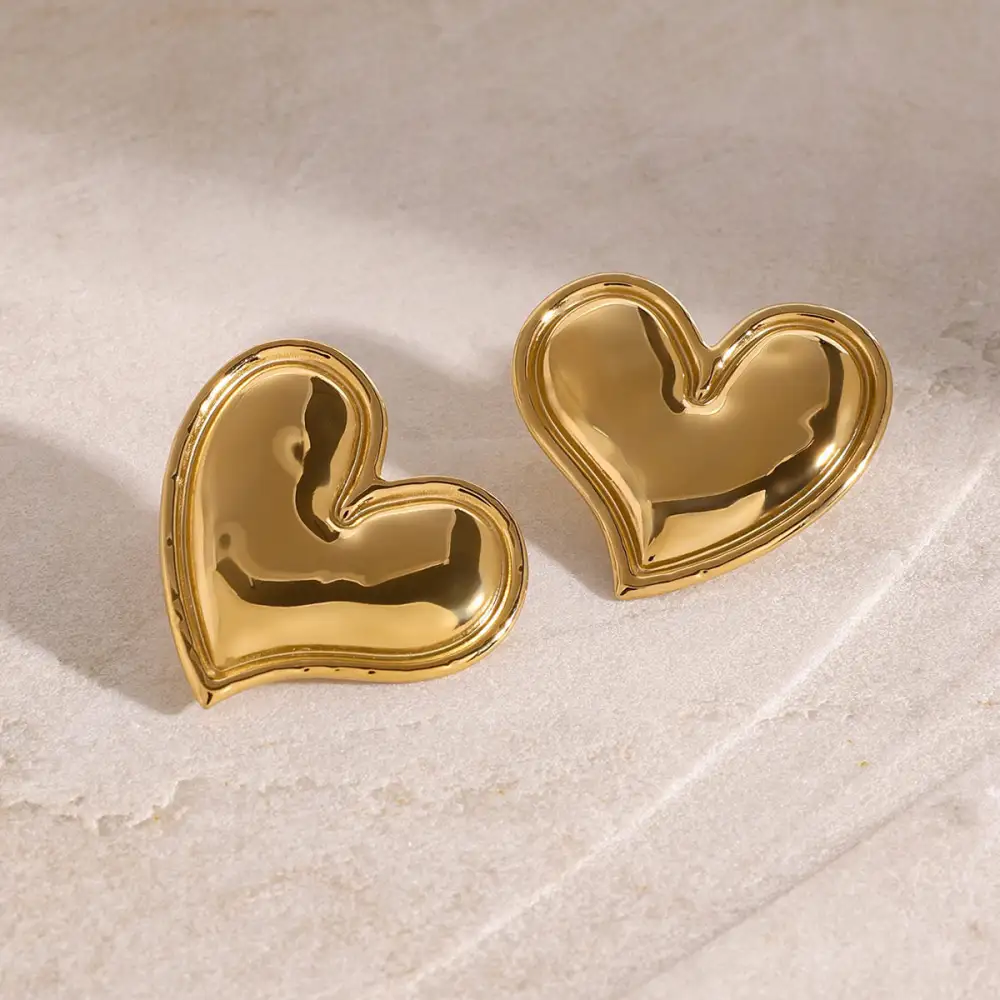 Heart Statement Earrings