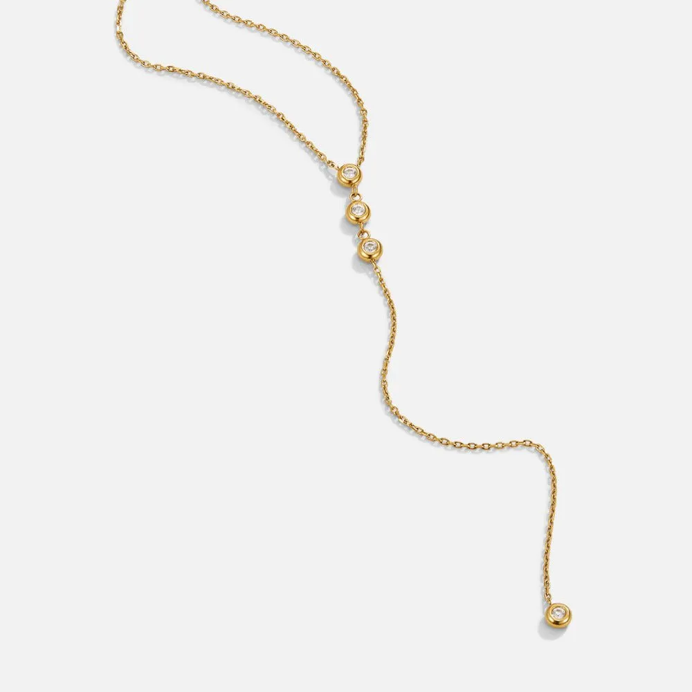 Minimal Accent Adjustable Necklace