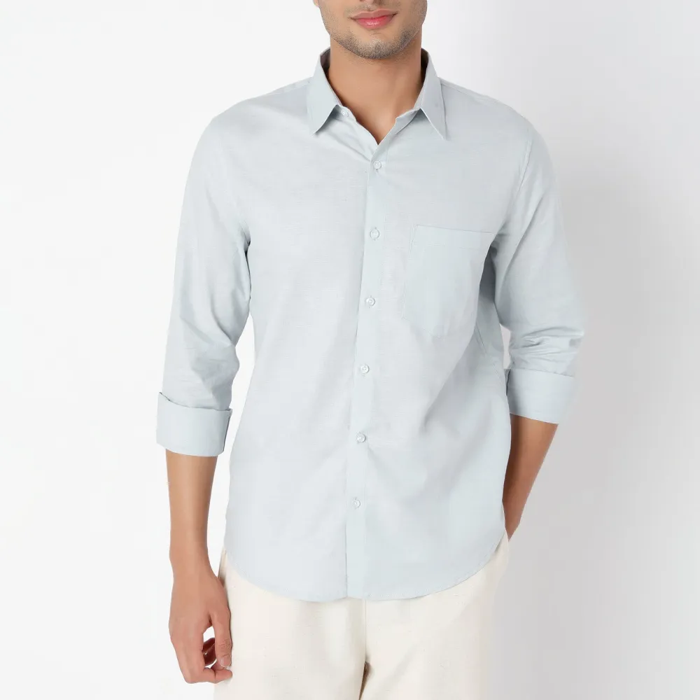 Everyday Linen Casual Tailored Men's Formal Shirt