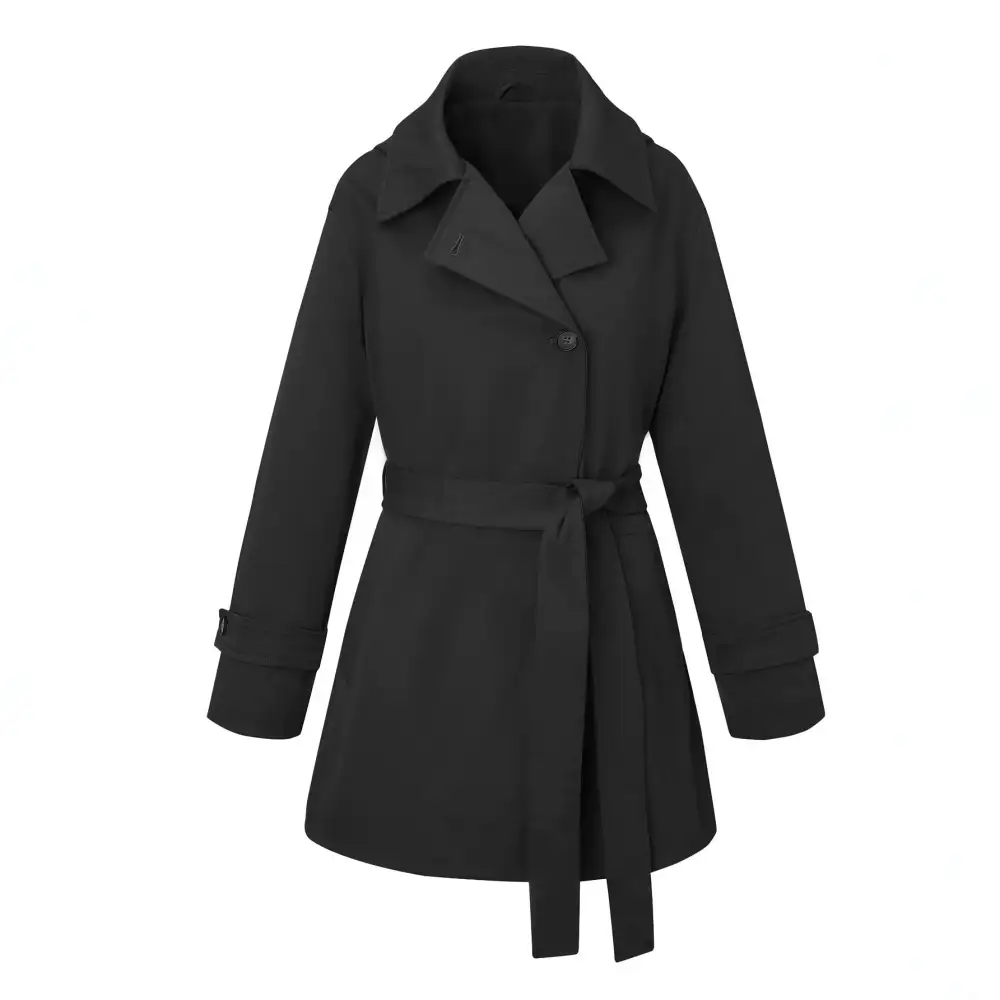 Classic Clean Line Trench Coat