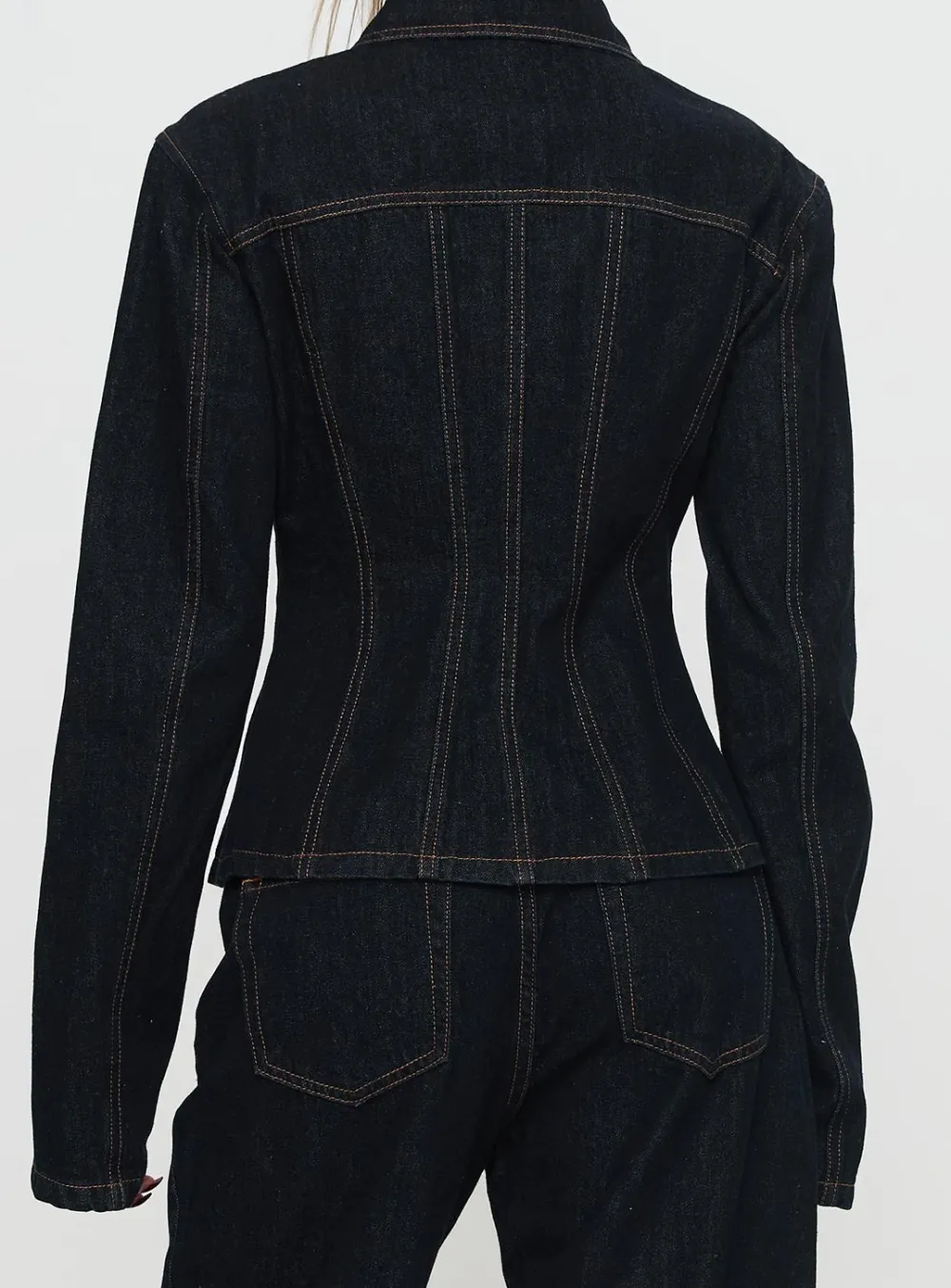 Women’s Collared Denim Jacket