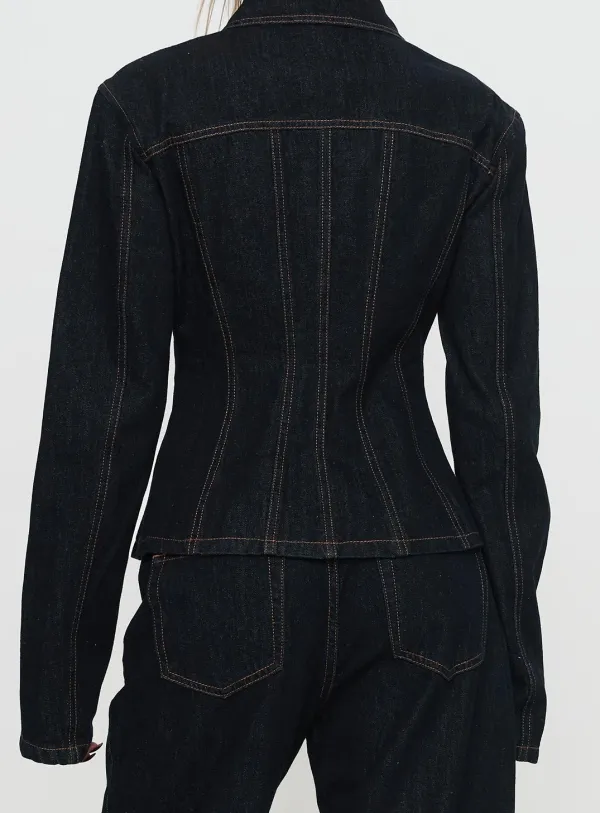 Women’s Collared Denim Jacket