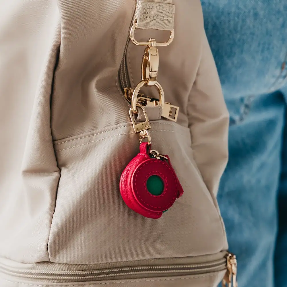 Two Tone Circle Bag Charm