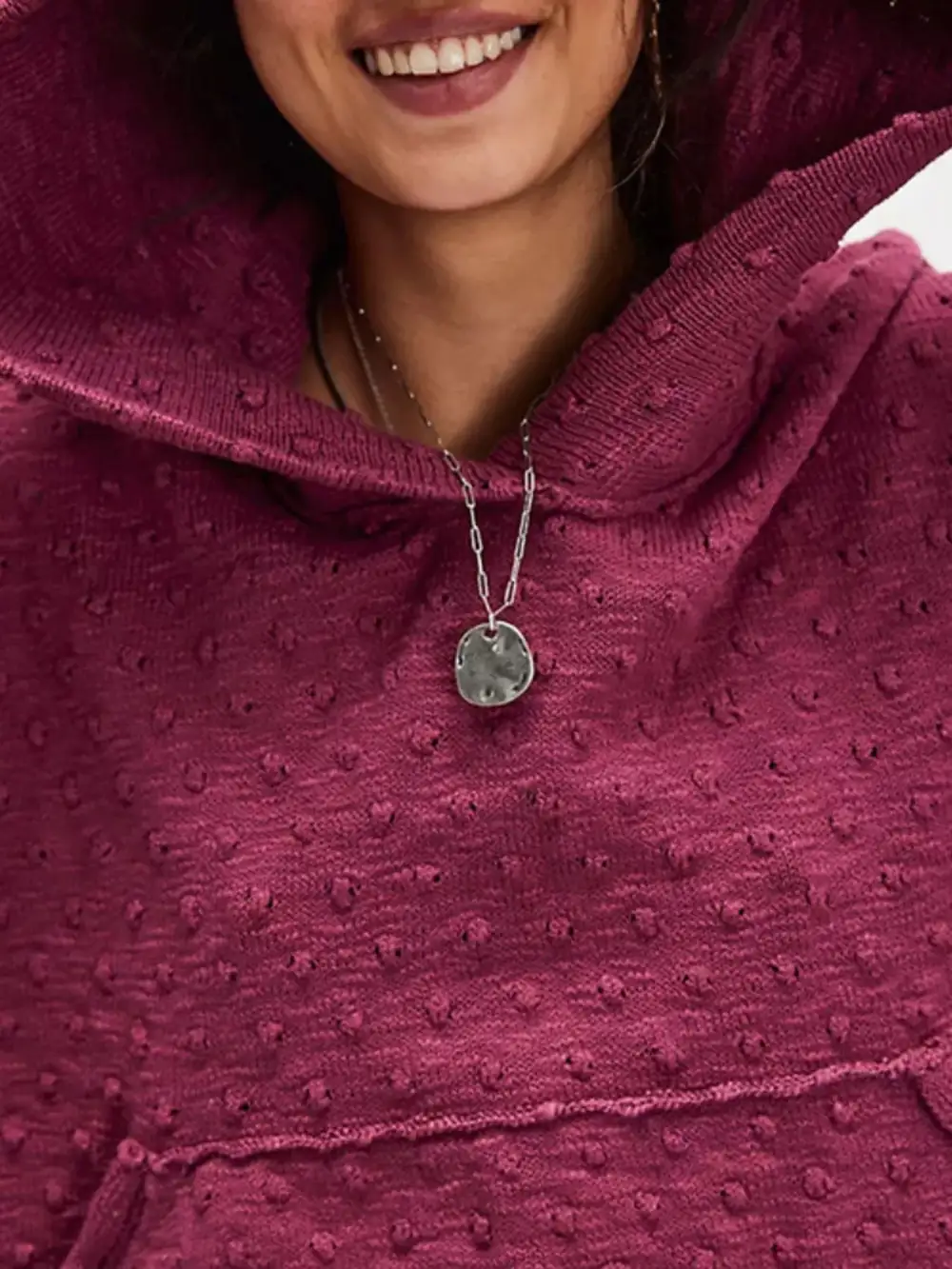 Long Sleeve Textured Sweater