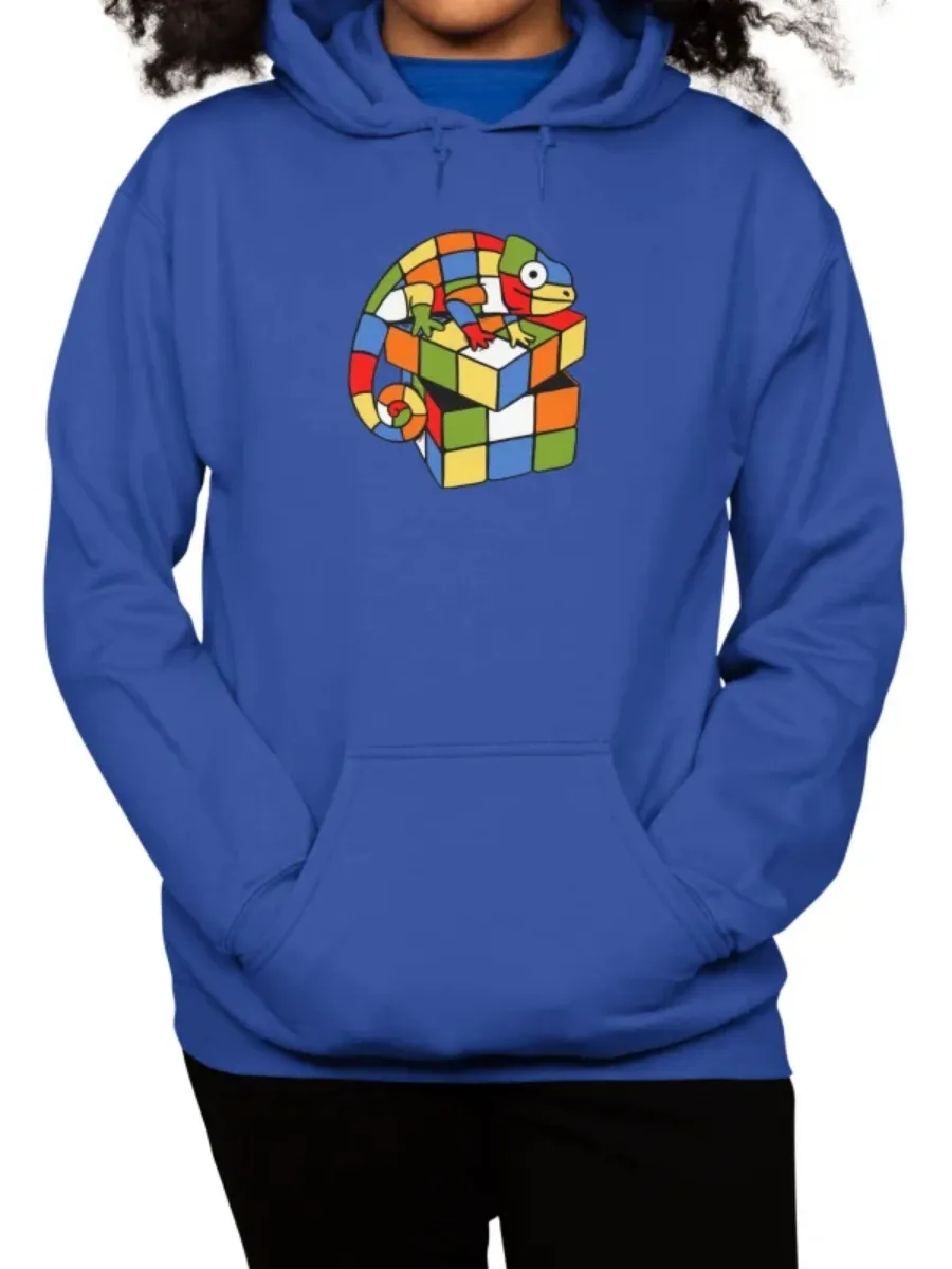 Rubik's Cube Chameleon Hoodie