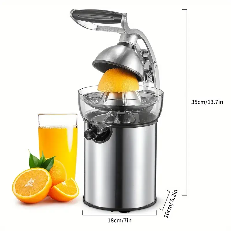 Silvery Electric Citrus Juicer Squeezer