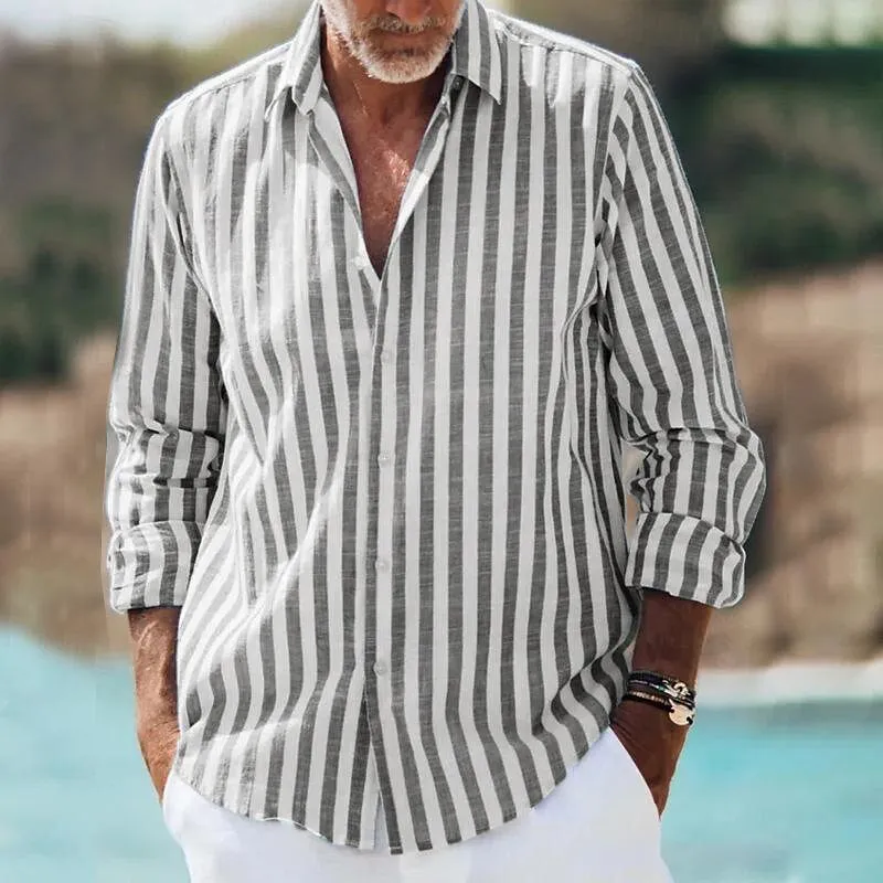 Striped Classic Long Sleeve Shirt