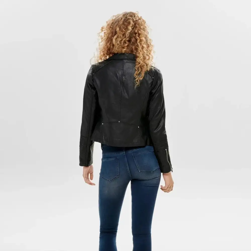 Biker Faux-Leather Women's Jacket