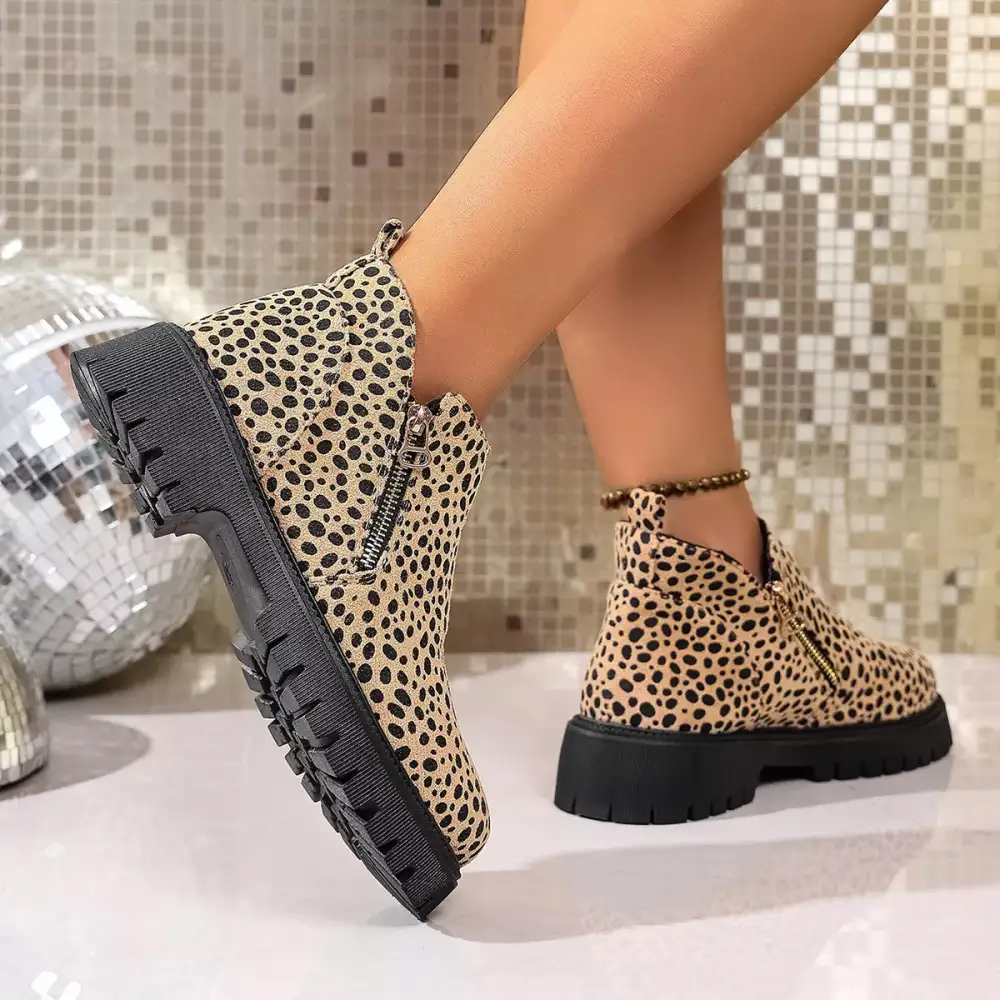 Platform Side-Zip Boots