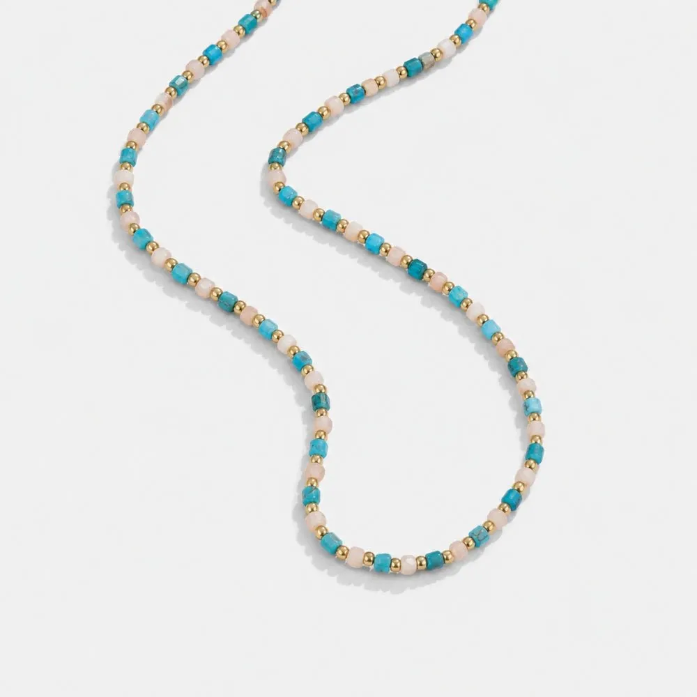 Plated Beaded Necklace