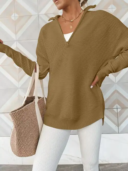 Half Zip Everyday Long Sleeve Top