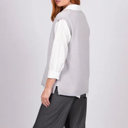 Classic V Neck Knit Vest