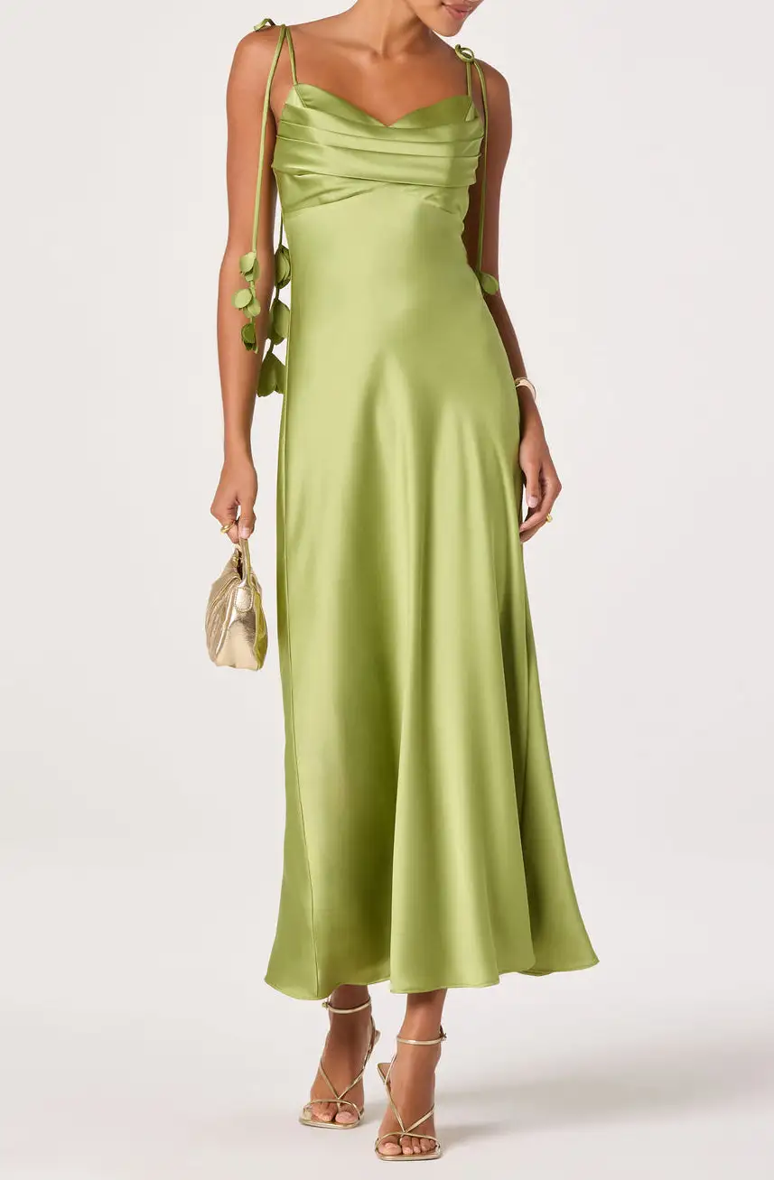 Satin Maxi Easy Fit Dress