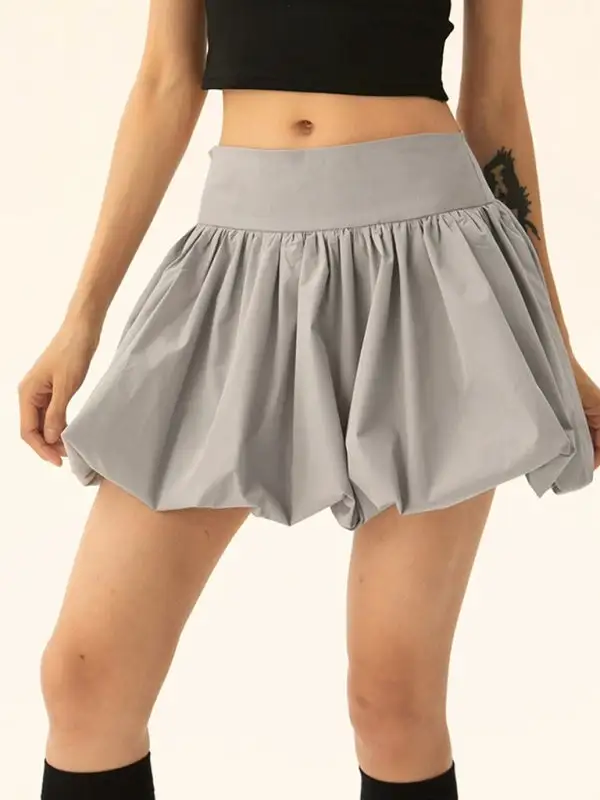 Smart Cotton Blend Pocket Detail Skirt