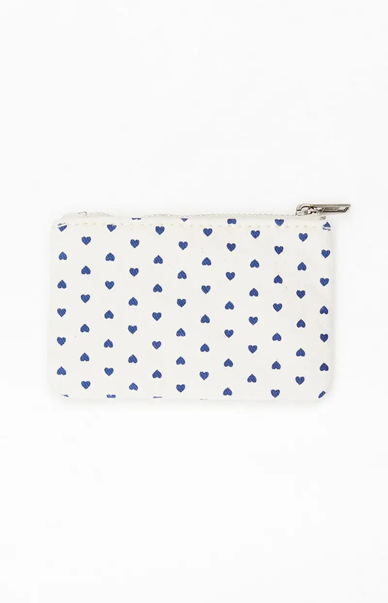 John Galt Navy Heart Coin Purse