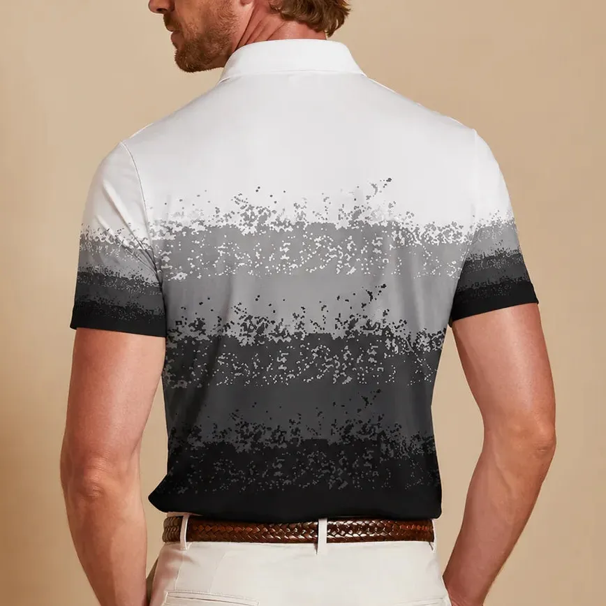 Essential Performance Short Sleeve Button Up Polo Shirt