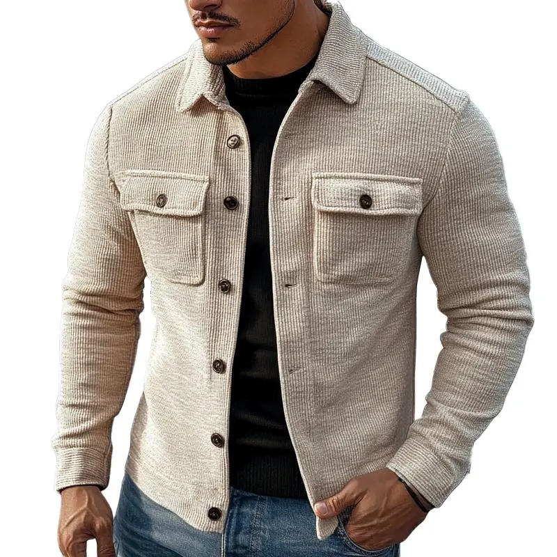 Tailored Zip Striped Jacket