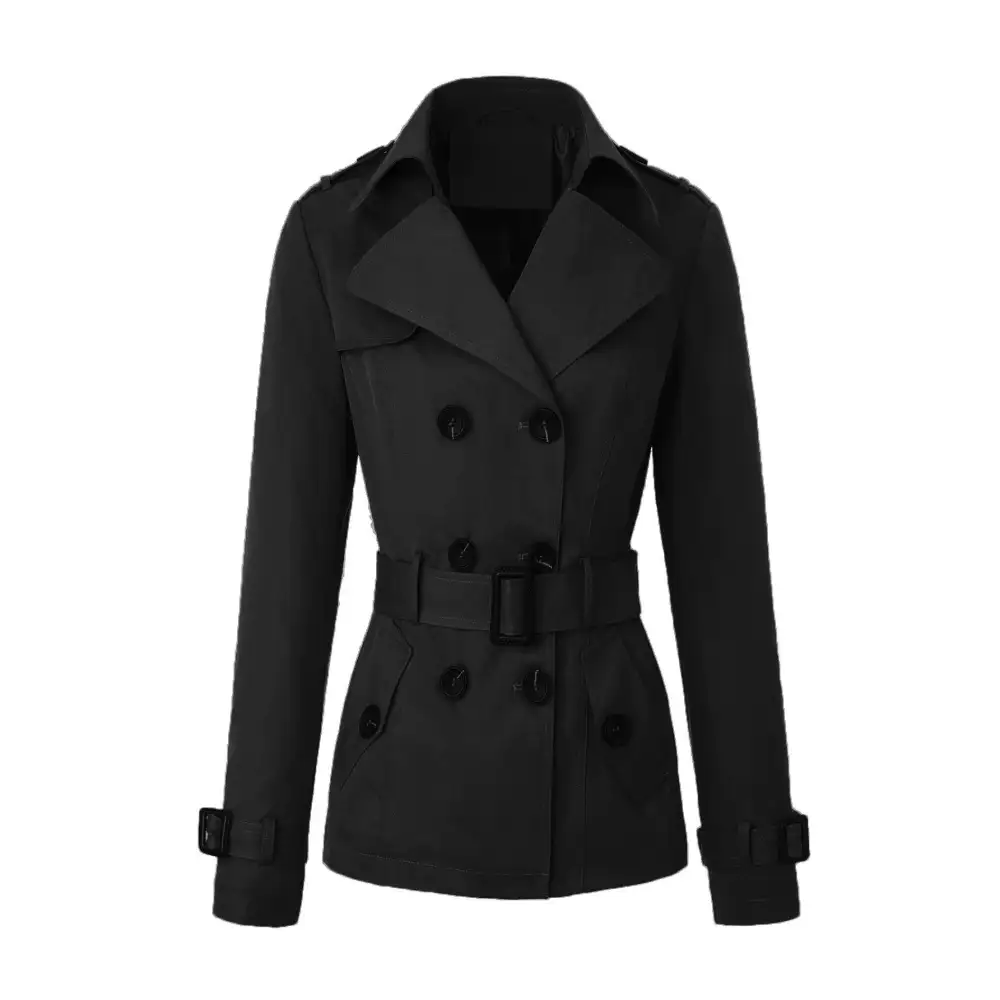 Refined Waist Tie Trench Coat