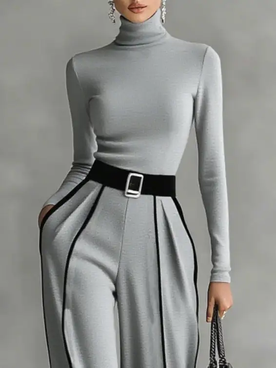 Flowing Wide Leg Jumpsuit