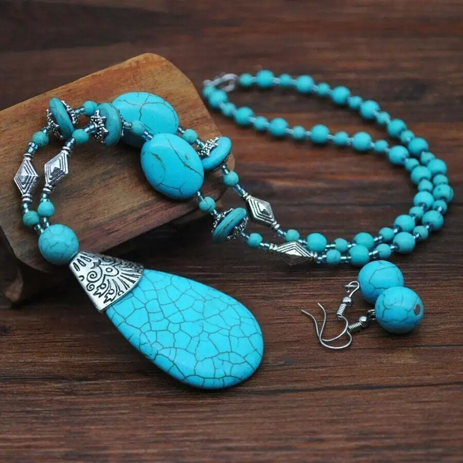 Ethnochic Necklace Earring Set