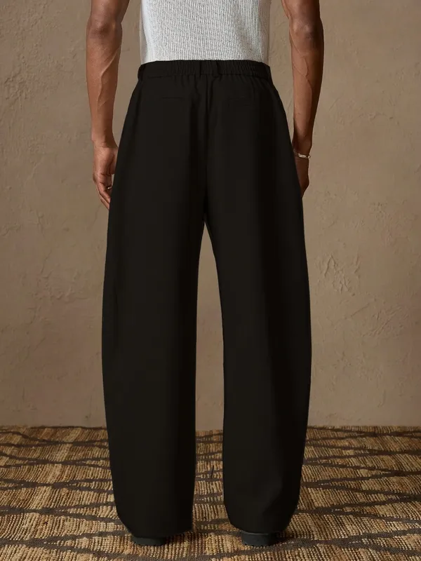 Draped Pleated Trousers